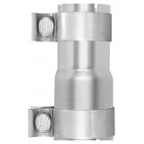2" ID to 2.25" ID Exhaust Adapter with Clamp Stain