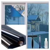 LOT OF 4 Window Privacy Film One Way Daytime 17.5
