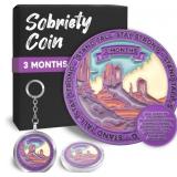 Sobriety Recovery Coin 3 Month Set - Monument Vall