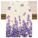 Lot of 5, XCHI Watercolor Lavender Butterfly Sprin