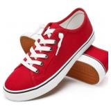 Size 41 Women Canvas Sneaker Slip On Non Slip Casu
