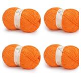Super Bulky Yarn for Crocheting, 4 Large Skein(Eac