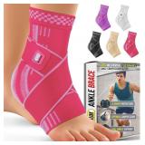 Size large BLITZU Ankle Brace for Men & Women, Foo