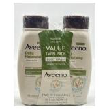 2 Pack Aveeno Daily Moisturizing Body Wash Cleanse