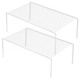 Kitchen Cabinet Shelf Organizer Set of 2, Large (1