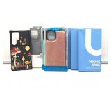 LOT OF 7 iphone 17 pro, iPhone 12 phone case varie