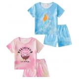 Size 7 Yrs Girls Pajama Cute Cat Pattern Nighty Co