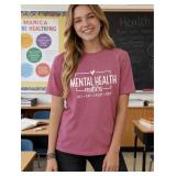 Size XL Sfyhnopy Mental Health Matters Shirt Women