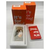Lot of 2, 50th Birthday Gifts Glass Cup Set