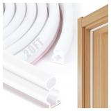 50Feet Rubber Weather Stripping Door Seal, Extra T