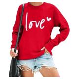 Size large (black) VILOVE Womens Valentines Sweats