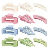 Lot of 3 Boxes, Flat Hair Clips for Women 12 Pack,