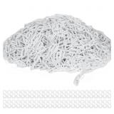 200 Ft White Plastic Chain Link Safety Barrier Cha