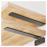 SKYSEN 6 Pack 12" Floating Shelf Bracket, Shelves