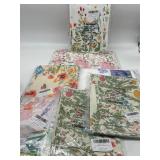 Large Lot of Floral Home Decor & Essentials, Inclu