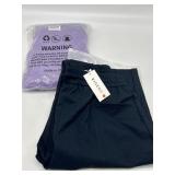 Size Large KICZOY Womens Baggy Loose Cropepd Pants