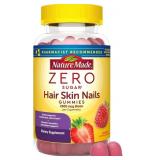 EXP 1/2028 Nature Made Zero Sugar Hair Skin Nails