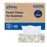Kleenex Professional Facial Tissue, 2-Ply, White,