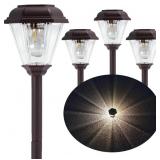 Sublume Solar Pathway Lights Outdoor 4 Pack, Solar