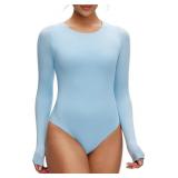 Lot of 2, Size Small NANJI Long Sleeve Bodysuit fo