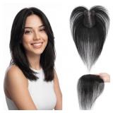Hair Toppers for Women Real Human Hair 360 3D Cove