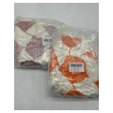 Lot of 2, Size 12 Inch Soccer Pillow Football Thro