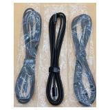 3-count usb-c to lightening cables