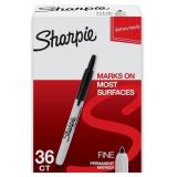 Sharpie Retractable Permanent Markers, Fine Point,