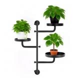 Mosawomo Wall-mounted three-tier flower rack, rota