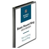 (12) pack Business Source 1/2" Round-Ring View Bin