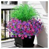 Artificial Flowers for Outdoors UV Resistant, 14 B