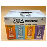 BB:08/2026 ZOA energy drinks