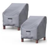 2 Pack Outdoor Patio Chair Covers Waterproof 31"Wx