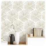 Lot of 2, Peel and Stick Wallpaper Modern Boho Con