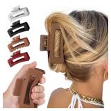 Lot of 3 Sets, 4Pcs 4.2" Cloud Claw Clips for Wome