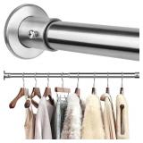 Closet Rods For Hanging Clothes, 17-64 Inch Adjust