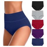 Lot Of 2 M/L UMMISS Womens Underwear Cotton High W