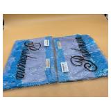 (Lot of two) Becolored Paisley Scarf Shawl Jacquar