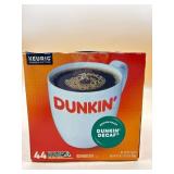 BB:03/2027 Dunkin 44 count kcups coffee