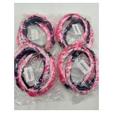 Lot of 4 Packs, 4 PCs Each Pack Breast Cancer Head