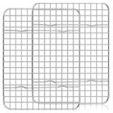 Homikit 12x9 Inch Stainless Steel Cooling Rack Set