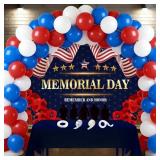 56Pcs Memorial Day Decorations 71x43 Inch Memorial