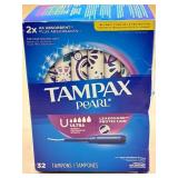 New Tampax Pearl Tampons Ultra Absorbency With Lea
