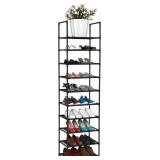 FIDUCIAL HOME 10 Tiers Shoe Rack Organizer 20 Pair