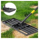 BsBsBest Lawn Leveling Rake, 26"x 25" Heavy Duty L