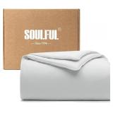 SOULFUL Cooling Comforter King Size, Cooling Blank
