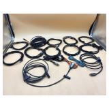 CAT8 cables, HDMI cables, micro usb cables