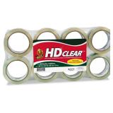 Duck Brand HD Clear Heavy Duty Packaging Tape; 1.8