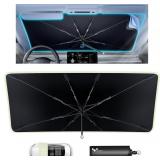 helloleiboo Car Windshield Sun Shade Umbrella, Fol