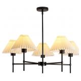 Black Modern Chandelier, 32-inch Chandeliers for D